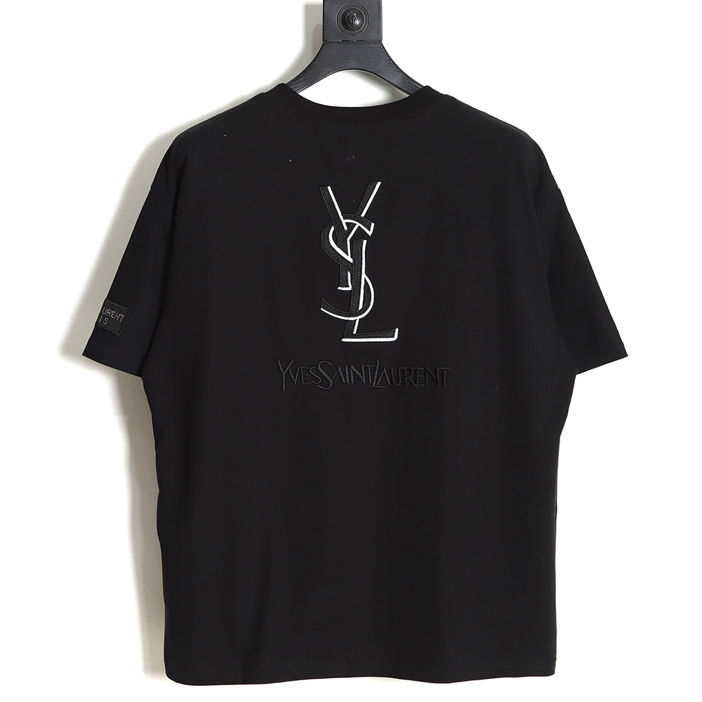Saint Laurent SLP France limited embroidery short sleeve TSK2