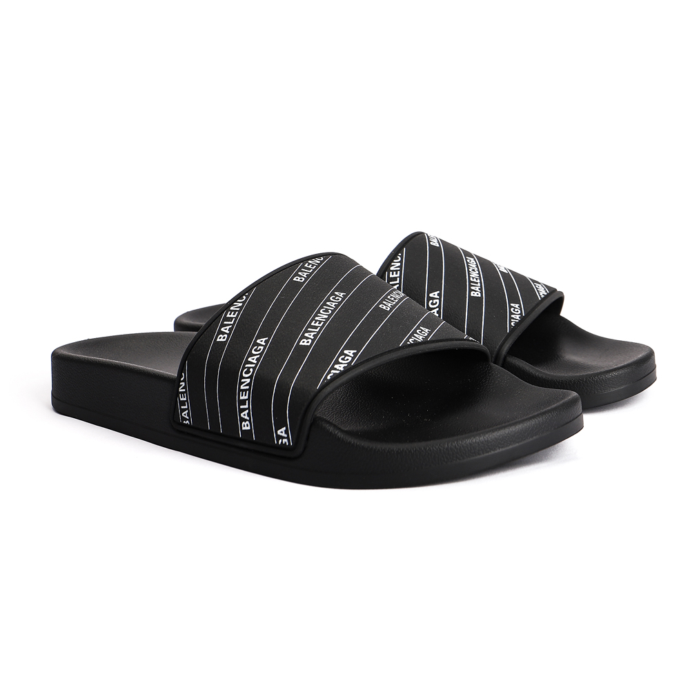 Balenciaga Slides 'Carbon'