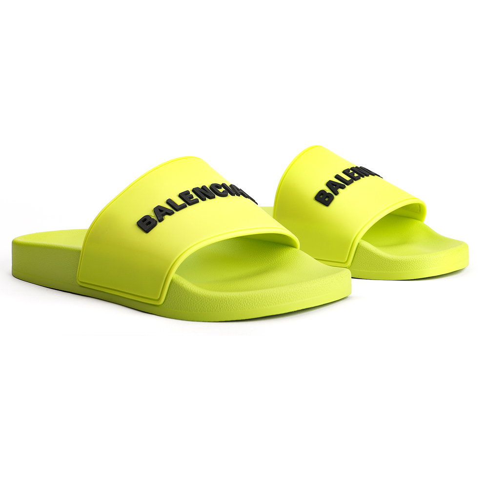 Balenciaga Slides 'Fluorescent Green'