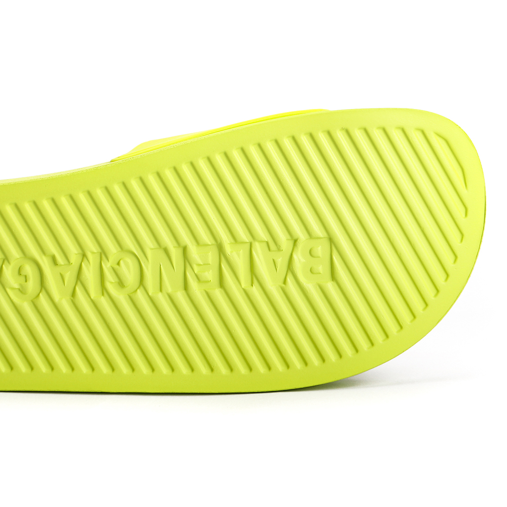 Balenciaga Slides 'Fluorescent Green'