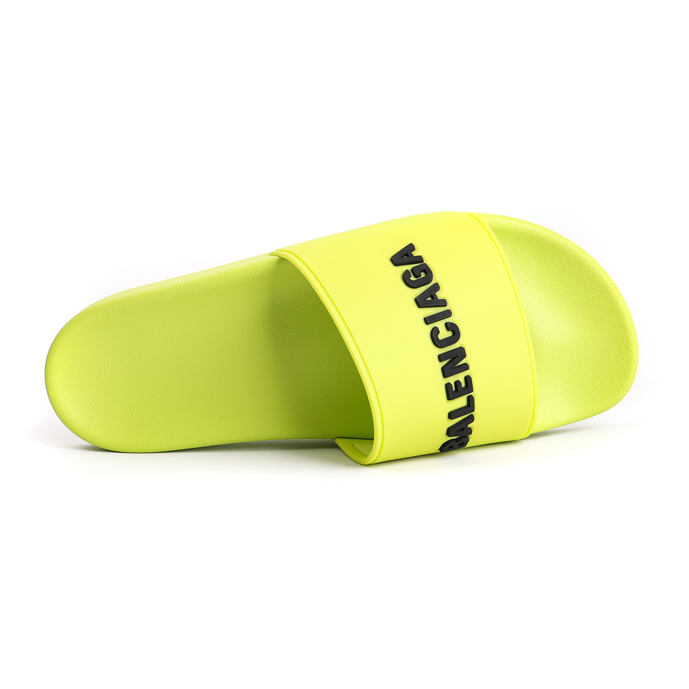 Balenciaga Slides 'Fluorescent Green'