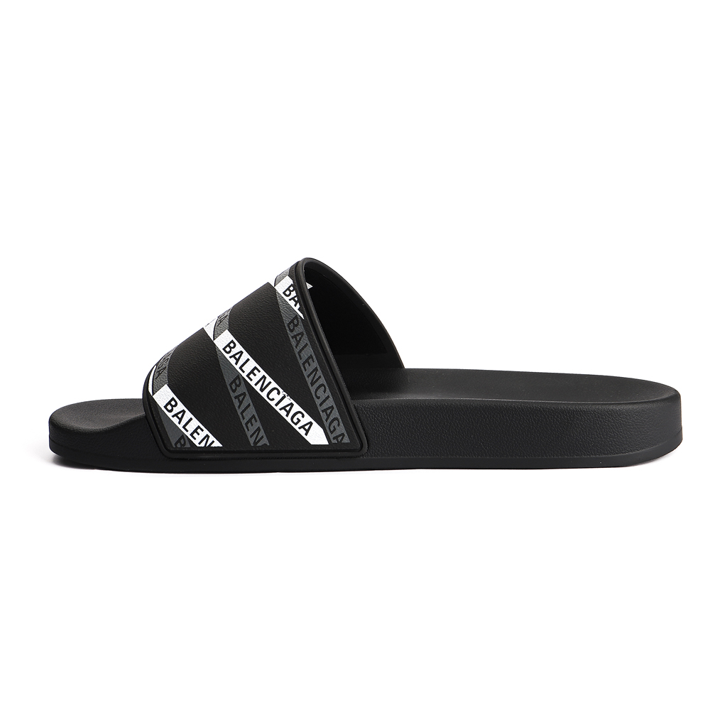 Balenciaga Slides 'Carbon Black'