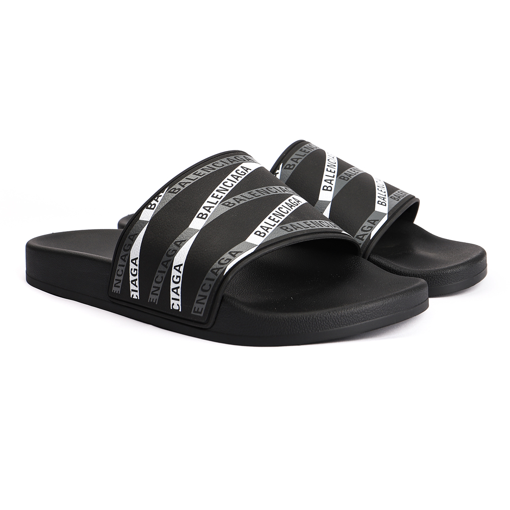 Balenciaga Slides 'Carbon Black'