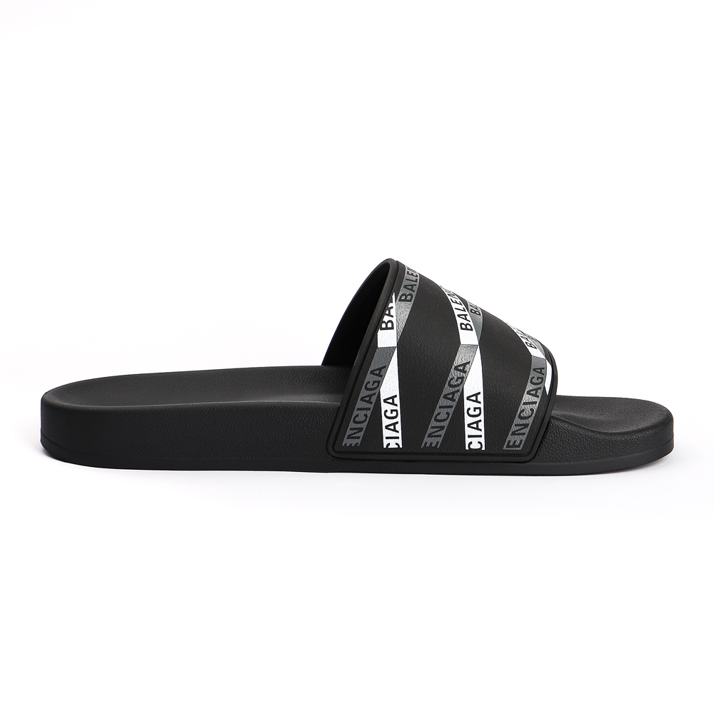 Balenciaga Slides 'Carbon Black'