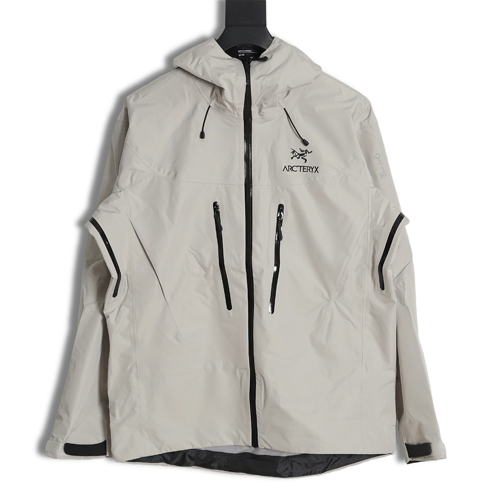 ARC'TERYXAlpha SV Outdoor Hard Shell Jacket (Ivory White)