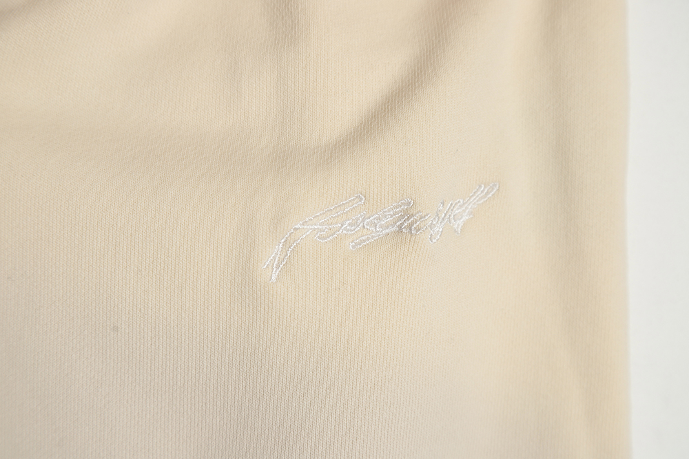 Askyurself 23SS Embroidered Alphabet Washed Distressed Shorts