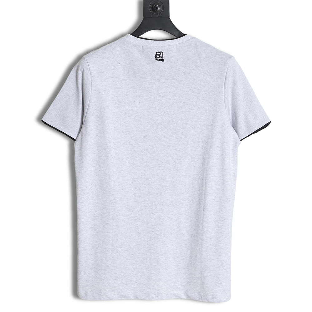 Alexander Wang Print Fake Two-Piece Short Sleeve T-Shirt