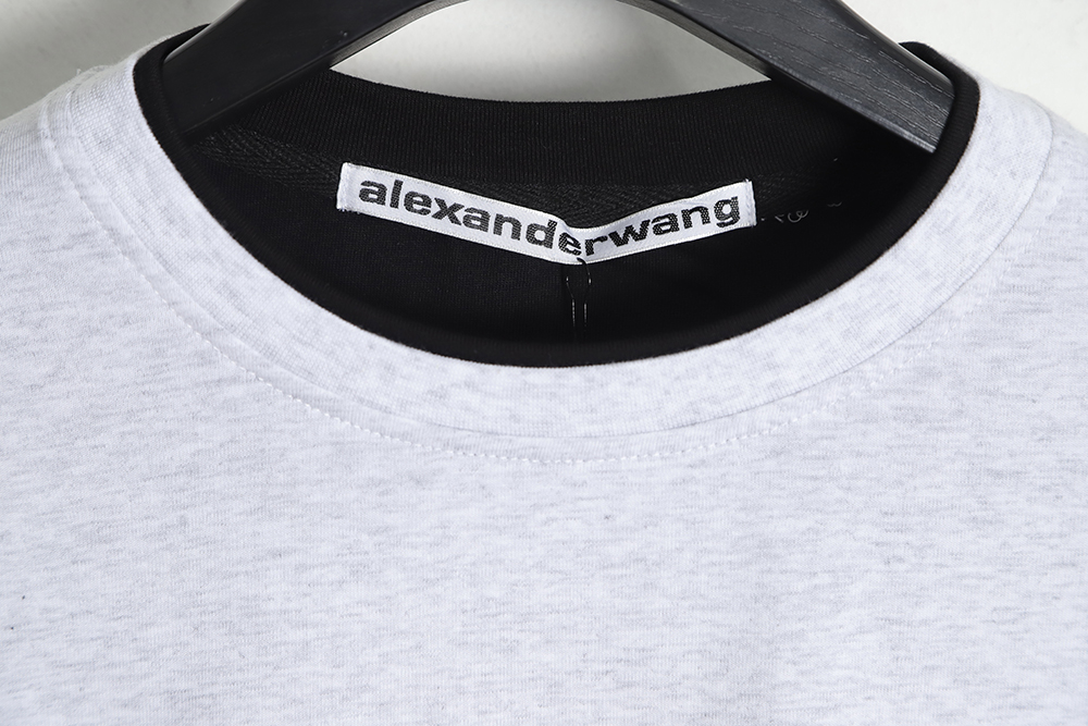 Alexander Wang Print Fake Two-Piece Short Sleeve T-Shirt