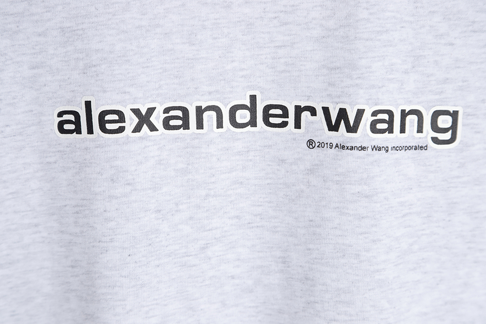 Alexander Wang Print Fake Two-Piece Short Sleeve T-Shirt