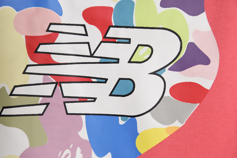 BAPE X NEW BALANCE joint limited camouflage ape head short sleeves