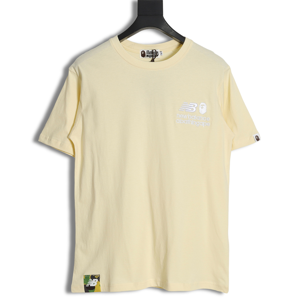 BAPE X NEW BALANCE joint limited camouflage ape head short sleeve TSK1