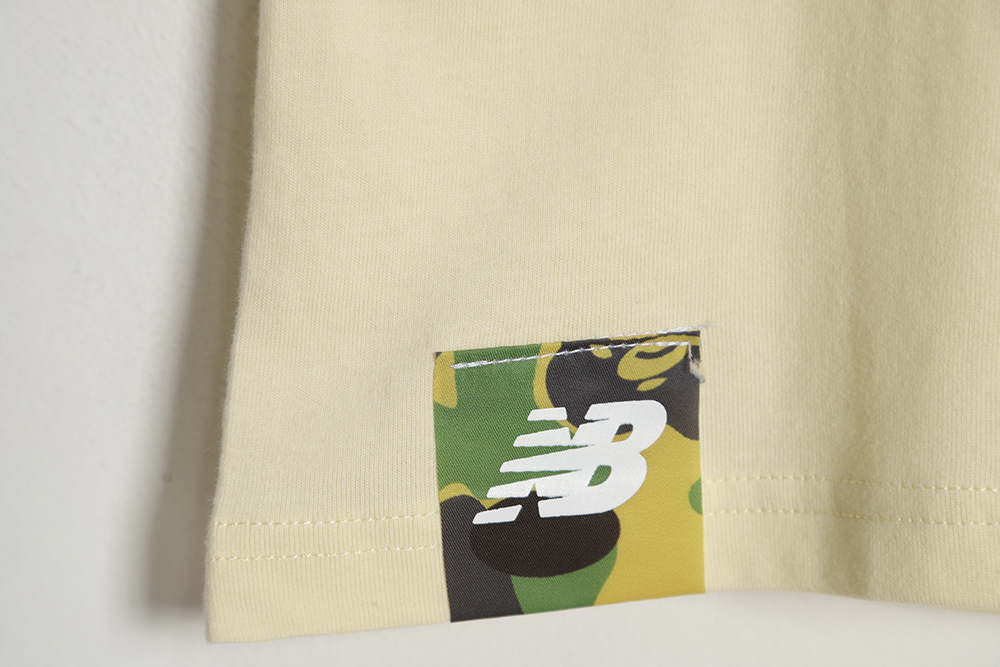 BAPE X NEW BALANCE joint limited camouflage ape head short sleeve TSK1