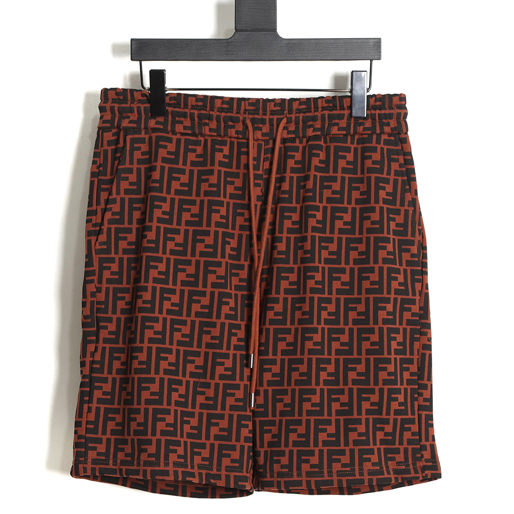 Fendi 23ss full print double F shorts