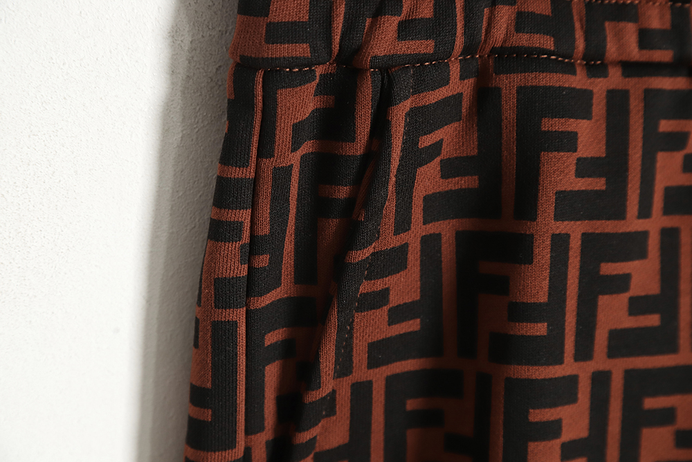 Fendi 23ss full print double F shorts