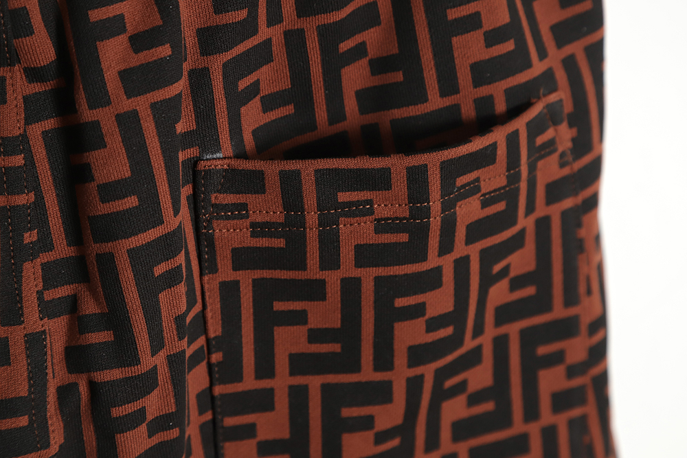 Fendi 23ss full print double F shorts
