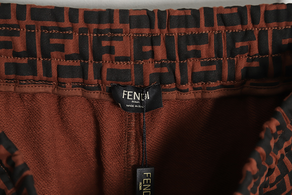 Fendi 23ss full print double F shorts