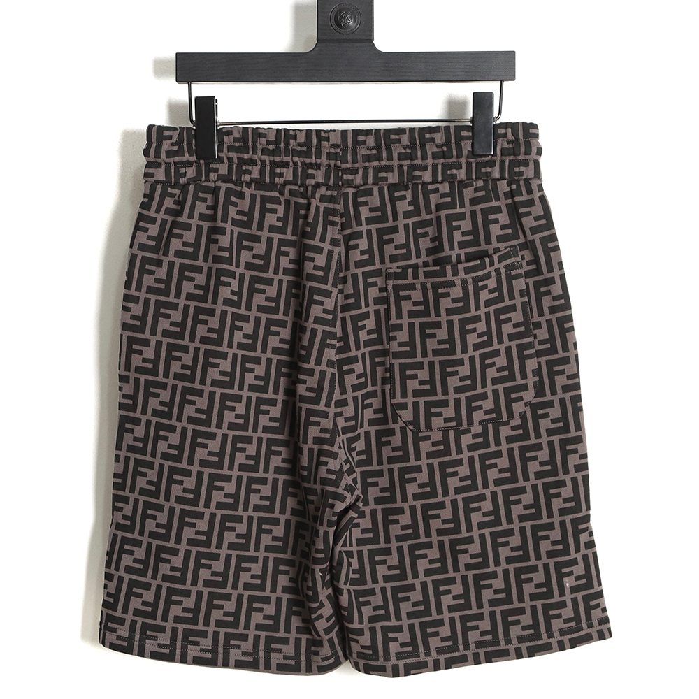 Fendi 23ss full print double F shorts TSK1