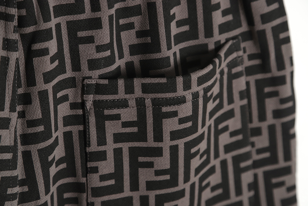 Fendi 23ss full print double F shorts TSK1