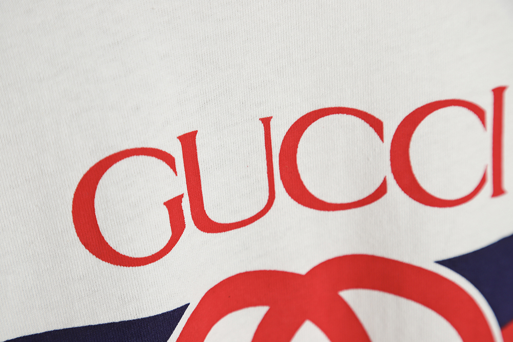 Gucci 23ss interlocking G stripe short sleeves