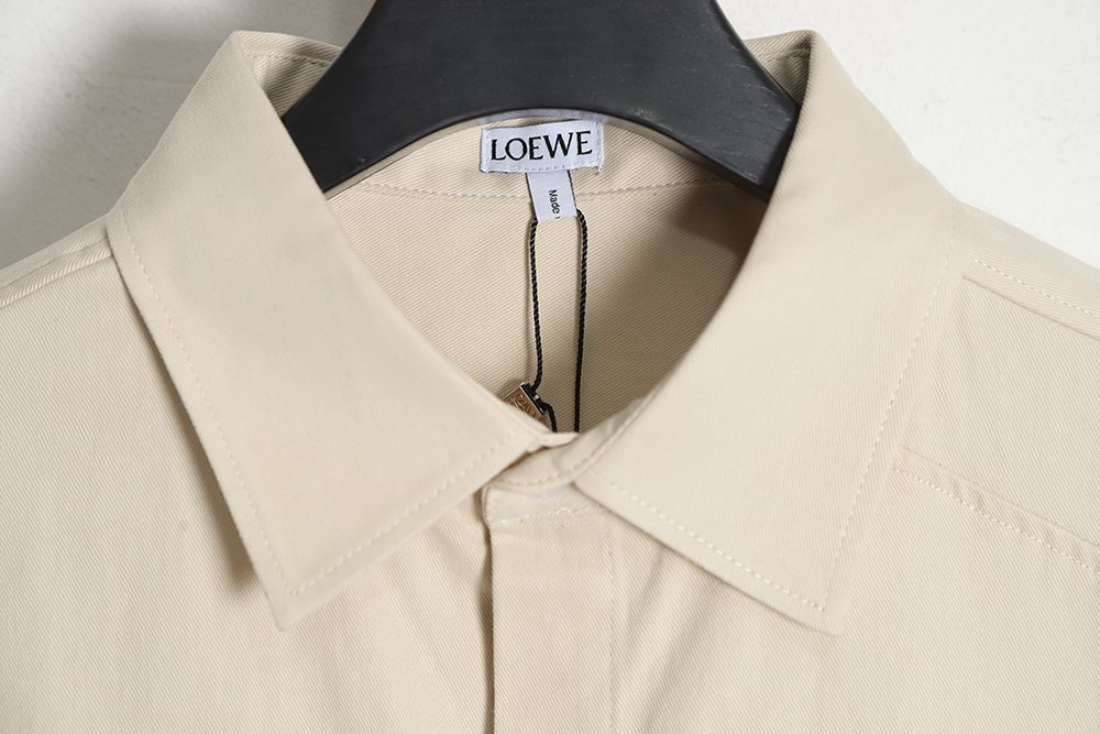 Loewe LOE 23SS Irregular Solid Long Sleeve Shirt