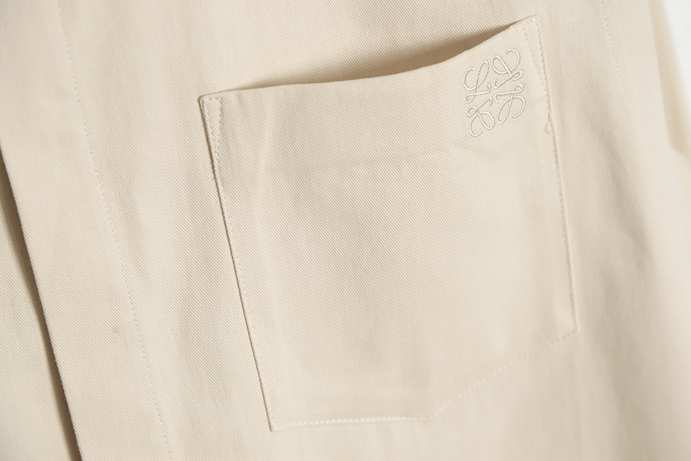 Loewe LOE 23SS Irregular Solid Long Sleeve Shirt