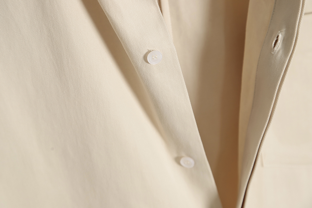 Loewe LOE 23SS Irregular Solid Long Sleeve Shirt