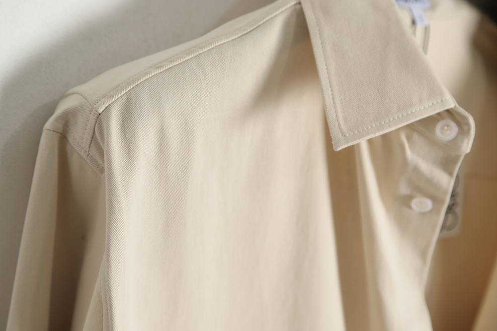 Loewe LOE 23SS Irregular Solid Long Sleeve Shirt