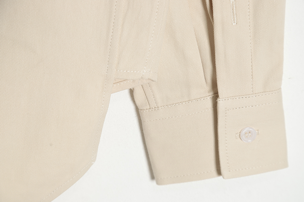 Loewe LOE 23SS Irregular Solid Long Sleeve Shirt