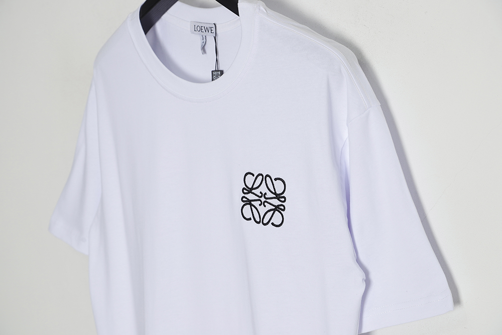 LOEWE embroidered LOGO couple short sleeves