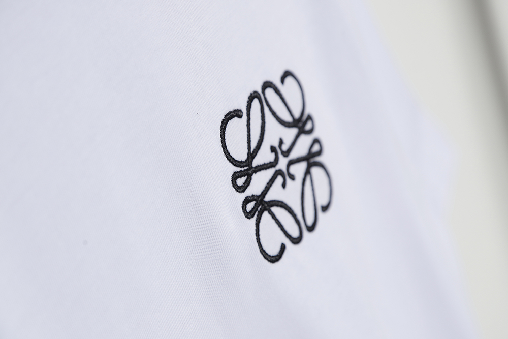 LOEWE embroidered LOGO couple short sleeves