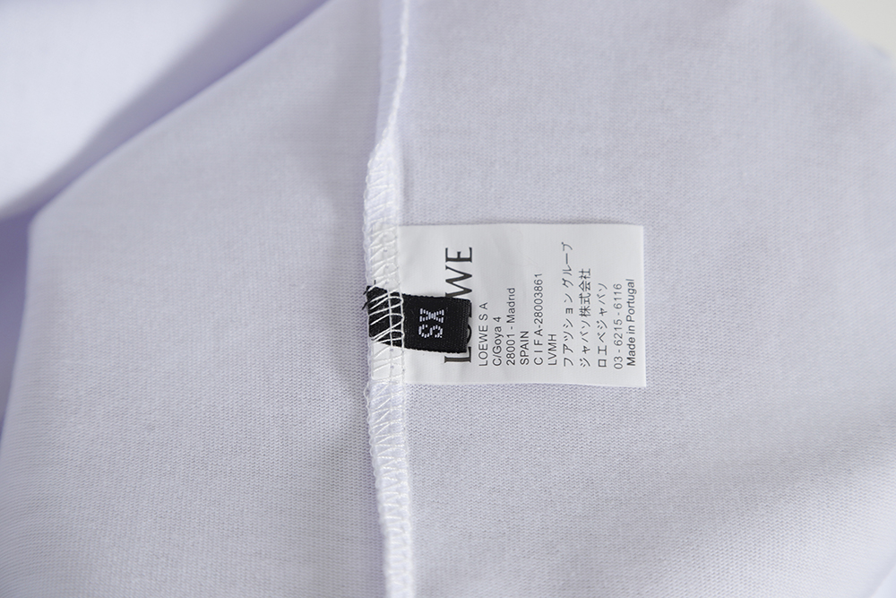 LOEWE embroidered LOGO couple short sleeves