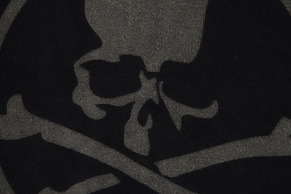 Mastermind Japan MMJ 23SS Velvet Skull Print Short Sleeve T-Shirt