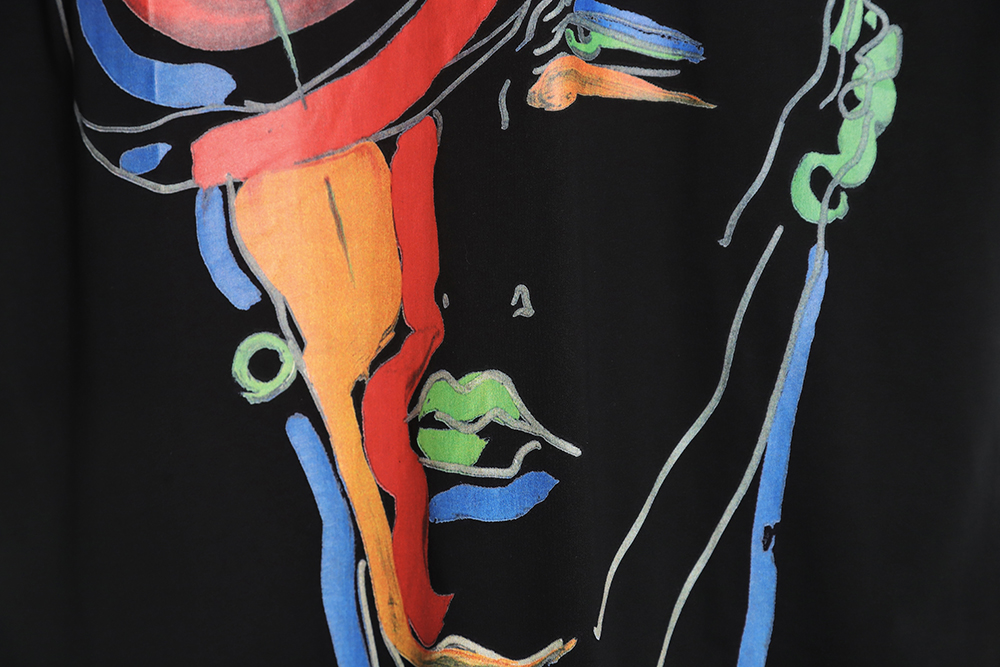 Moschino Moschino 23ss abstract short sleeve