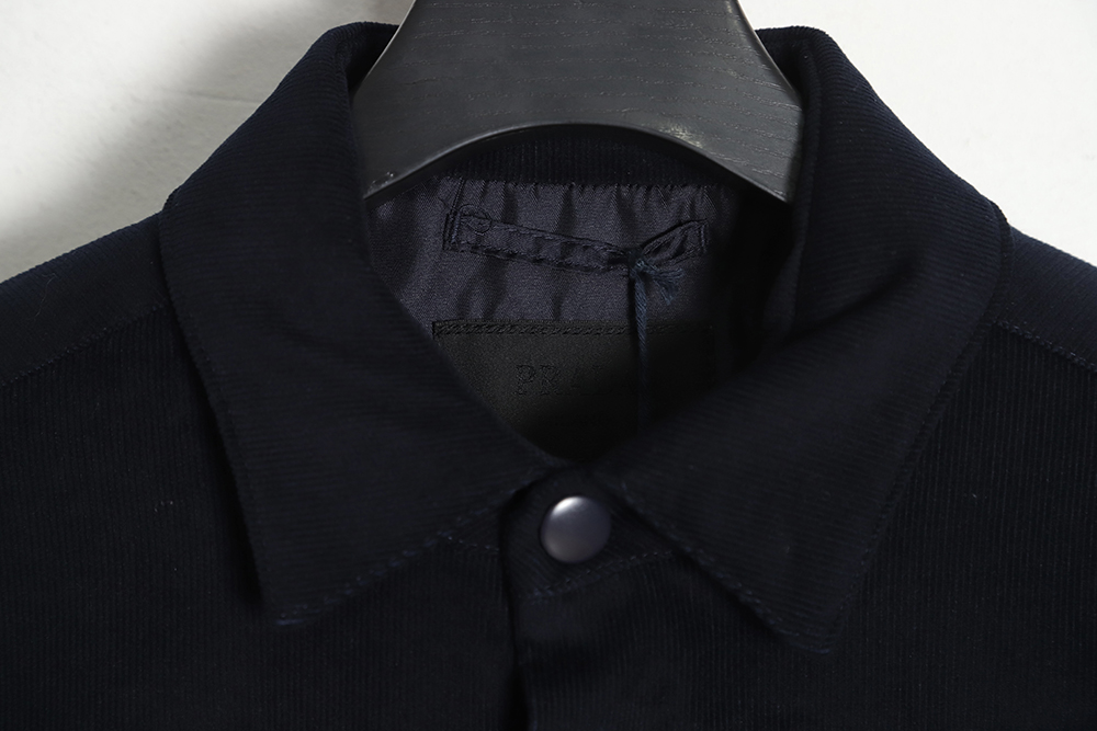 Prada 23SS Thin Corduroy Long Sleeve Shirt Jacket