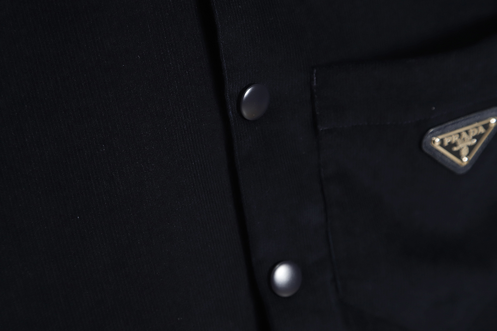 Prada 23SS Thin Corduroy Long Sleeve Shirt Jacket
