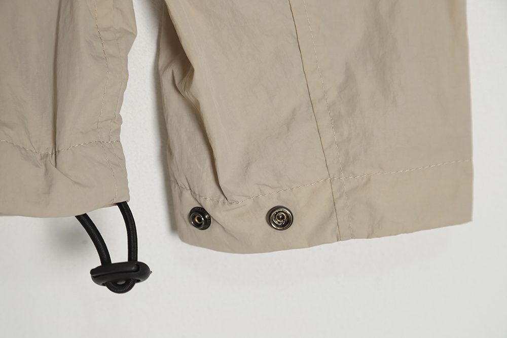 STONE ISLAND 23SS Solid Color Zipper Hooded Jacket