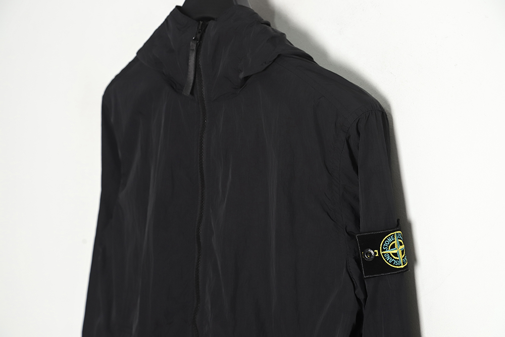 STONE ISLAND 23SS solid color zipper hooded jacket TSK1
