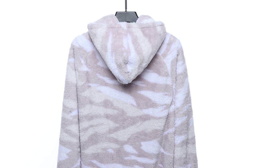 Nike  Camouflage Plush Zip Hoodie