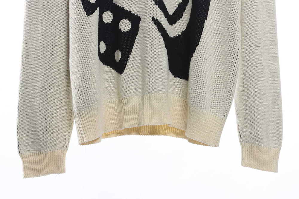 NEXT Tuxi Union Black 8 Spiral Wool Sweater