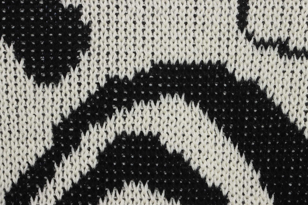 NEXT Tuxi Union Black 8 Spiral Wool Sweater