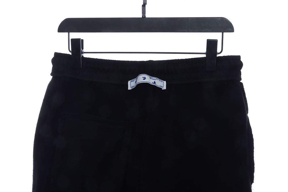 Off White fuchsia twill shorts