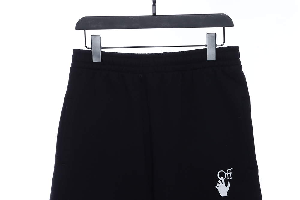 Off White fuchsia twill shorts