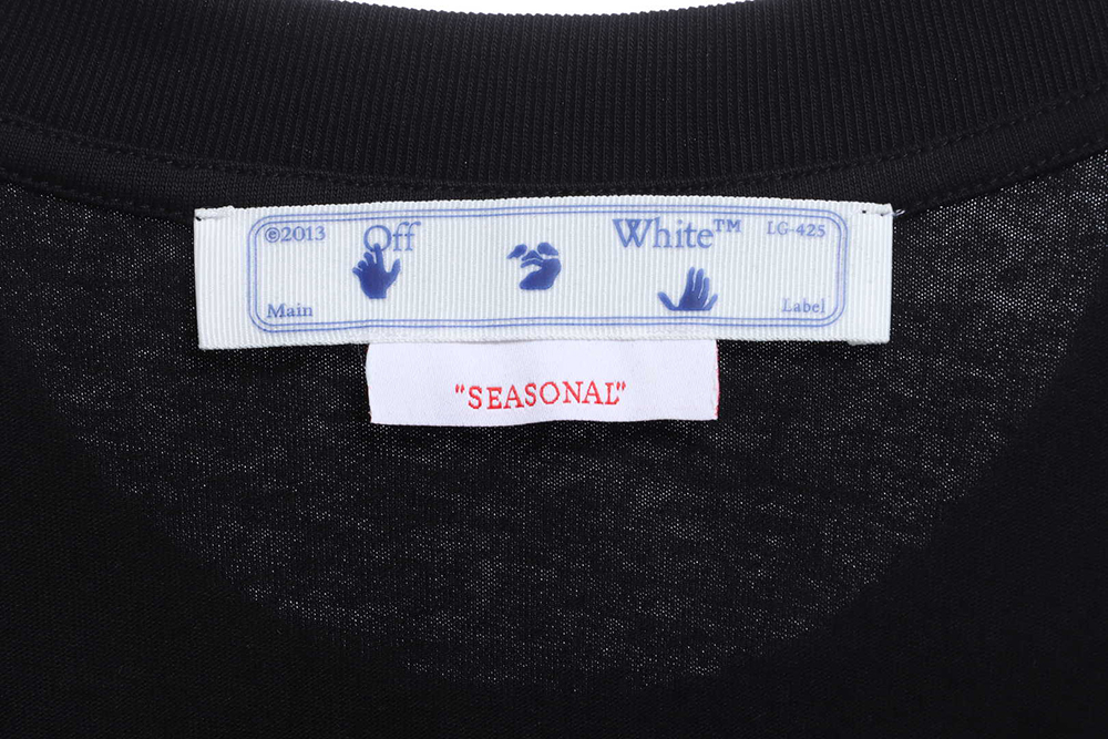Off White classical religious oil painting short sleeve