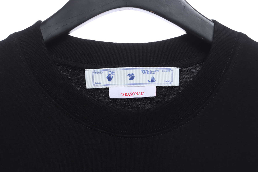 Off White classical religious oil painting short sleeve