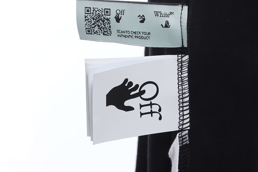 Off White Red Gray Dissolving Gradient Short Sleeve