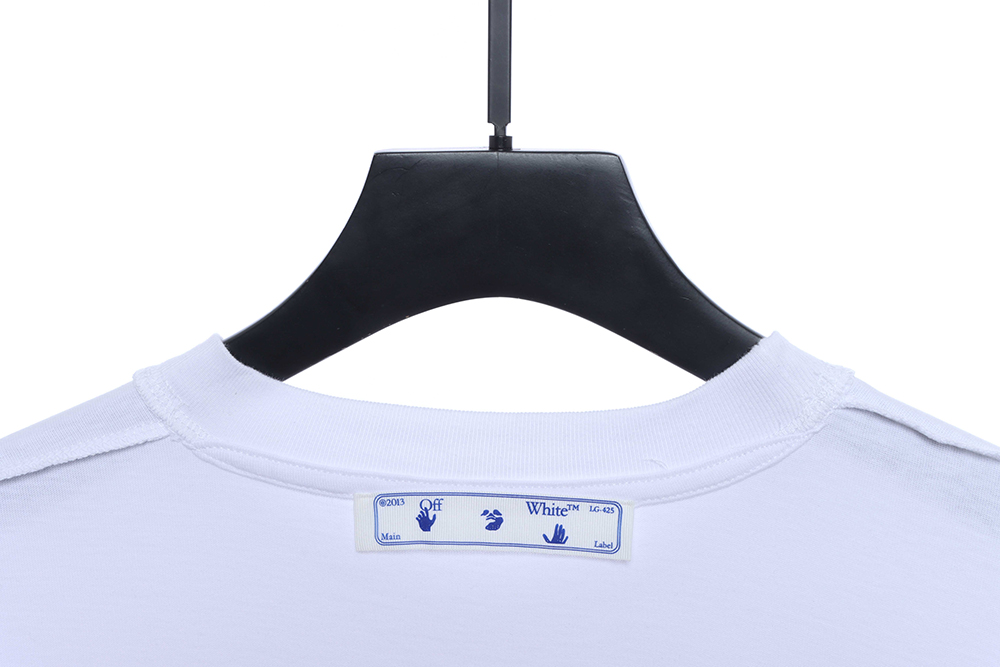 Off White red religious short sleeve