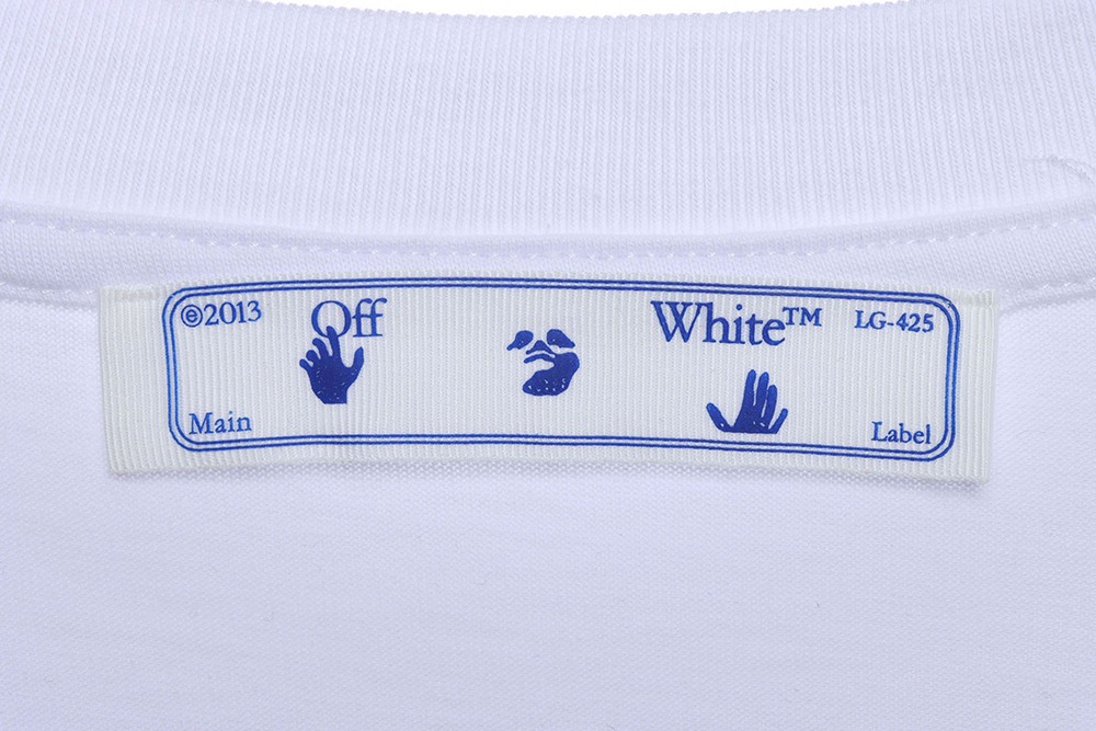 Off White red religious short sleeve