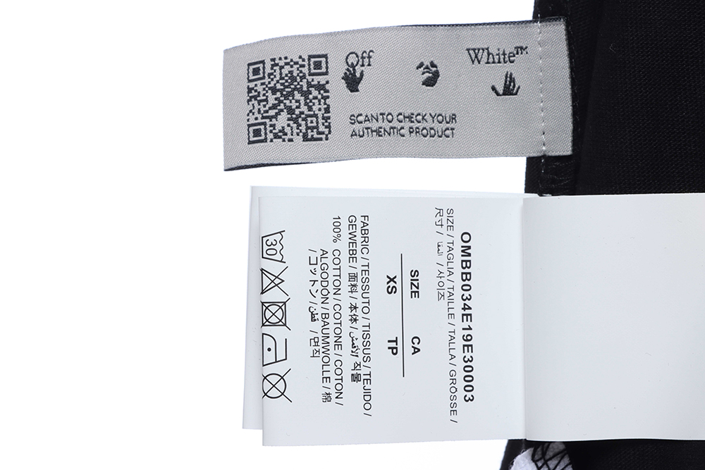 Off White red religious short sleeve TSK1