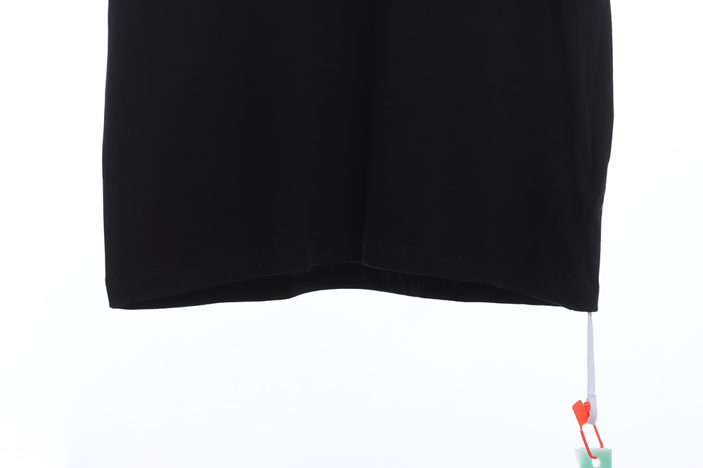 Off White Green Paint Letter ArrOff White Short Sleeve