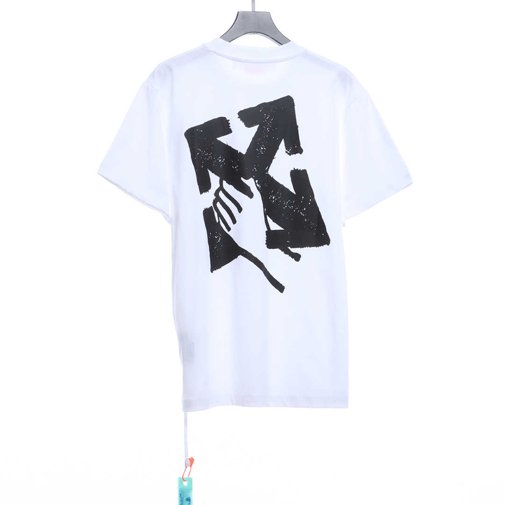 Off White palm arrOff White print short sleeve TSK1